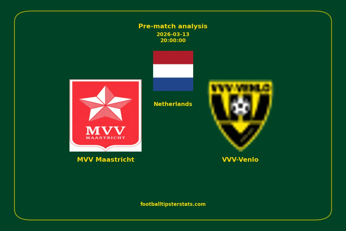Pre-match analysis: MVV Maastricht vs VVV-Venlo on 2026-03-13